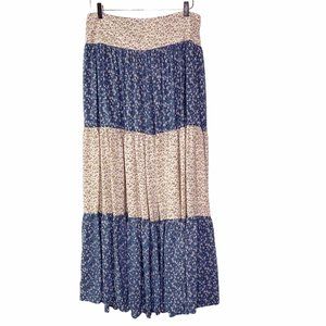 Natural Life Floral Maxi Skirt Sz Xl Cottage Core